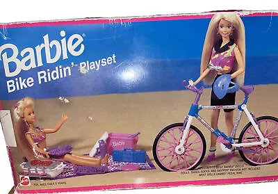 Vtg Barbie  Ride  Bike Playset Mattel New Old Stock • $38.88