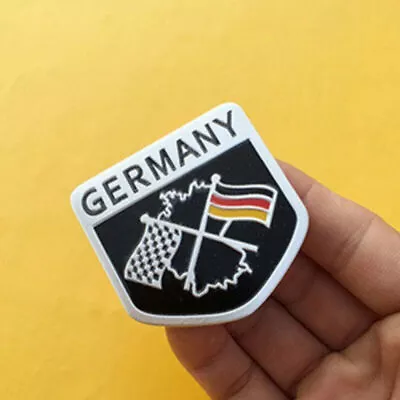 $7.87 • Buy 3D German Germany Flag Logo Car Sticker Metal Emblem Badge Decal Car Accessories