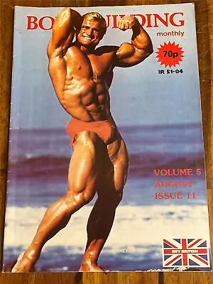 BODYBUILDING MONTHLY Muscle Magazine TOM PLATZ 8-82 (UK) • $29.99