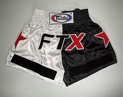 Fairtex Limited Edition “FTX” Muay Thai Kickboxing Shorts Model BS81 Adult M • $49.99