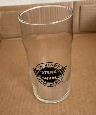 Vintage Soda Pop Steak N Shake Fountain Glass 5” In Sight It Must Be Right • $15