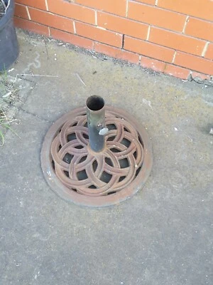 $40 • Buy Vintage Metal Umbrella Base Stand 