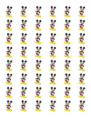 48 Mickey Mouse Envelope Seals Labels Stickers 1.2  Round • $2.22