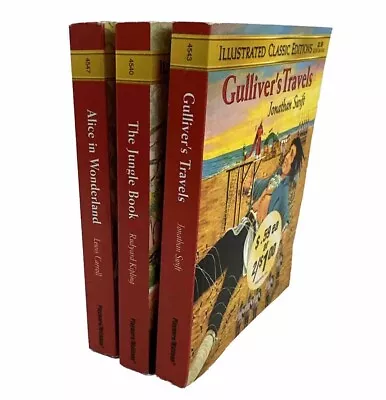 Lot Of 3 ILLUSTRATED CLASSICS EDITION Pocket Paperbacks - Moby Books • $11.24