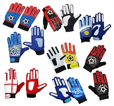 Football Goalkeeper Gloves For Kids Boys Goalie Glove With Grip Palm Size 6  • £4.99