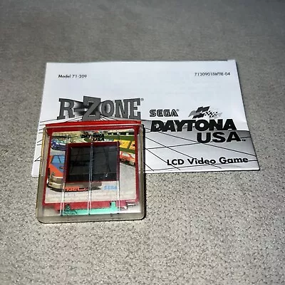 Tiger R-Zone Sega Daytona USA Game Cartridge Case And MANUAL (CIB) • $55