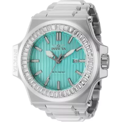 Invicta Akula Quartz Crystal Turquoise Dial Men's Watch 43383 • $170.48