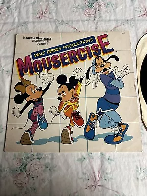 Walt Disney Productions Mousercise Vinyl LP Record Album • $17.99