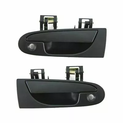 NEW Outer Exterior Door Handles Set RH LH Black For 1995-1999 Mitsubishi Eclipse • $21.38