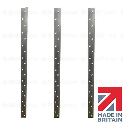 1000mm Flat Restraint Strap Heavy Duty Galvanised Steel Joist Rafter Roof Tie 1m • £18.49