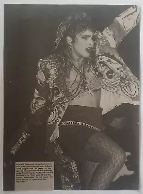 MADONNA Super Teen Magazine Pin-up Pull-out Poster 1 Page 1985 Virgin Tour Retro • $8.48