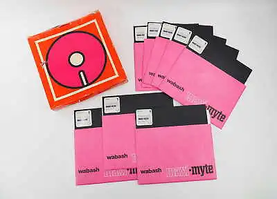 Eight(8) Vintage Wabash Maxi-myte 8 Inch Floppy Disk With Box (NEW) • $79.97