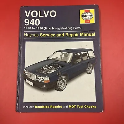 Volvo 940 Service Manual Maintenance Book Haynes 1990-1996 240 850 V70 Classic W • $55