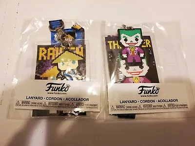 Funko Pop 8-Bit Lanyard Lot Of  2- THE RARE JOKER  & Raiden New In Packages • $9.90