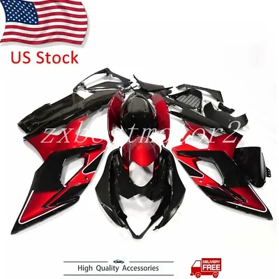 For Suzuki 2005-2006 GSXR 1000 Injection Mold Black Red Fairing Kit Bodywork Set • $399