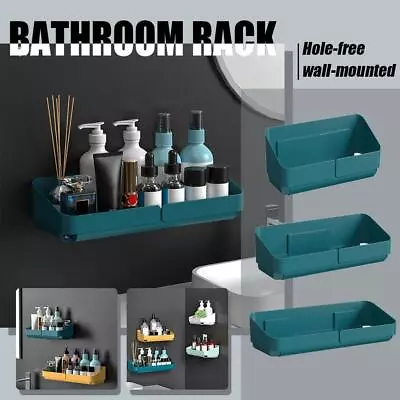 Bathroom Shelf Organizer Shower Storage Rack Shelves Wall Mounted Shampoo Holder • $12.76