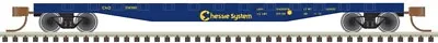 Atlas (n) 50 005 571 Chessie 50ft Flatcar With Stakes Rd# 216605  - New • $19.98