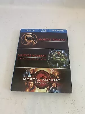 Mortal Kombat/Mortal Kombat 2/Mortal Kombat: Legacy (Blu-ray Disc 2014 3-Disc • $11.49