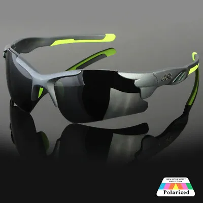 X-Loop Polarized Wrap Sunglasses Mens Sport Fishing Golfing Glasses Tac Lens • $9.98