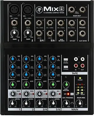 Mackie Mix8 8-channel Compact Mixer • $99.99