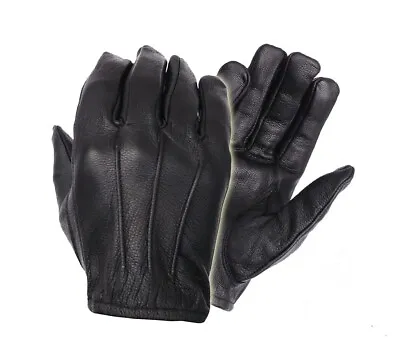 Men Police Search Driving Gloves Great Dexterity Strong Grip Thin Leather Fit • $18.39