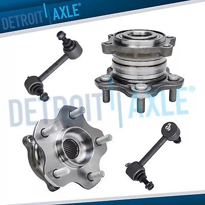 REAR Wheel Bearing Hub Set Sway Bars For Infiniti G37 EX35 G25 M35 M45 G35 370Z • $114.76