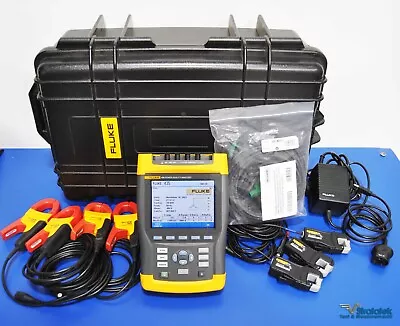 Fluke 435 Power Quality Analyzer PQA I400 Current Probes - NIST Calibrated • $4999