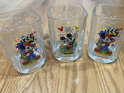 McDonald's Mickey Mouse Glasses 2000 Set Of 3 • $15.20