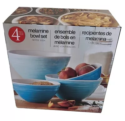 4 Piece Melamine Bowl Set With Lids • £35.70