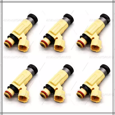 6Pcs Fuel Injectors For 02-12 Yamaha 200HP 225HP F200 F225 Four Stroke Outboard • $35.56