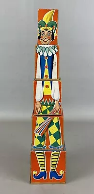 Vintage German Paper Litho Childrens Toy Stacking Puzzle Blocks • $19.99