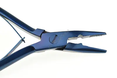 5” Micro Ring Hair Extension Pliers For Removal & Fitting Applicator Tool Blue • £9.99