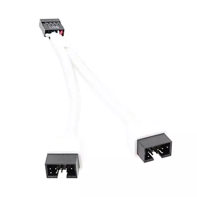 Efficient USB2.0 9Pin To Twin 9Pin Shielded Cable For Stable And Secure Transfer • £6.54