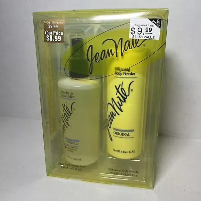 Jean Nate Revlon 2 Pc Gift Set After Bath Splash Mist / 8oz & Body Powder / 4oz • $45