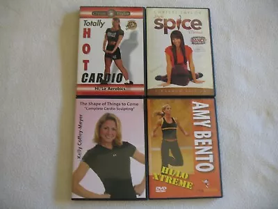 Dance Aerobic Lot (4) DVD Hi/Low Christi Taylor Amy Bento Kelly Coffey-Meyer  • $20.99