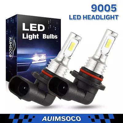 9005 LED Headlight Low Super Bright Bulbs Kit White 6500K 360000LM High Beam NEW • $15.99