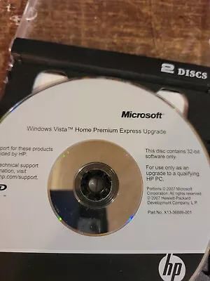 Windows Vista Home Premium Upgrade • $5