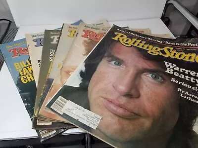 Vintage Rolling Stone Magazine - 1982 Lot Of 6 - Midler Stalone Joel Letterman • $14.99