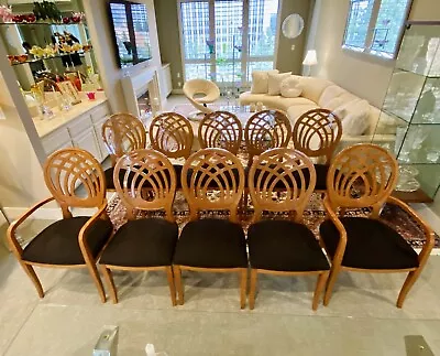 Modern Italian Dining Chairs By Pietro Costantini For Ello Furniture SET OF 10 • $3500