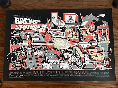 Adam Simpson - Back To The Future II Limited Ed Movie Poster Art Print BNG Mondo • $129.99