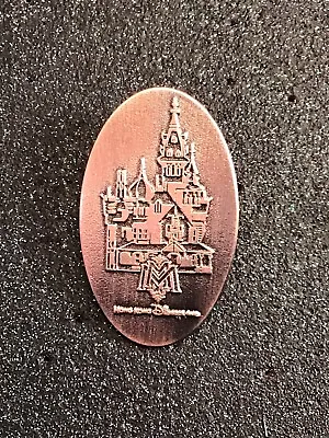 HKDL Hong Kong Disneyland Mystic Manor Point Pressed Penny Disney Pin 96507 • $12.49