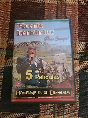 Vicente Fernandez - ¡Para Siempre! -  5 De Sus Mejores Peliculas - Dvd • $29.99