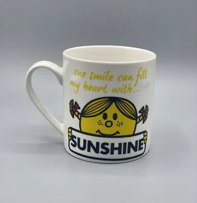 Mr Men Little Miss Sunshine Can Cup-One Smile Can Fill My Heart With Sunshine • £8.57