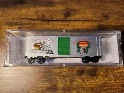 N Scale Micro Trains 1996 Holiday Car Merry Christmas 40'  Standard Box Car • $20