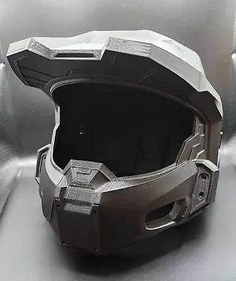 Halo Master Chief Mark VI Raw Print Helmet With Accessory Pieces • $150