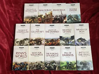 Space Marine Battles X 14 Novels Set 1 + 3-15 Warhammer 40k Joblot • £138