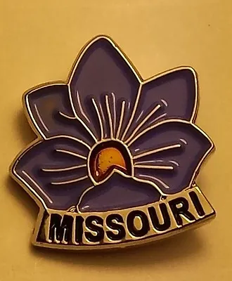 Forget Me Not Flower Missouri  Masonic Lapel Pin  • $5