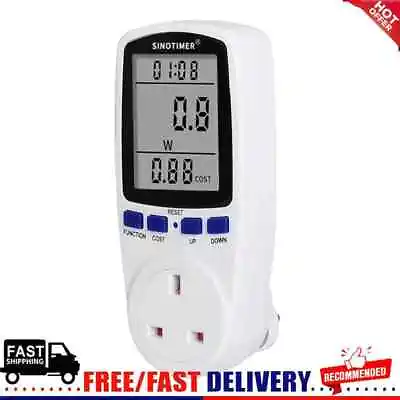 Digital Voltage Watt Monitoring Socket Electricity Analyzer Monitor Power Meter • $30.26