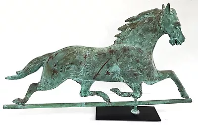 Antique 1880s George M. Patchen Iconic Race Horse Weathervane Full Bodied • $2399