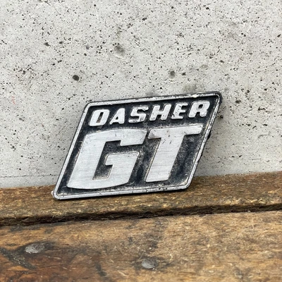 Volkswagen Dasher GT Badge VW Vintage 1970s Name Plate Emblem Logo • $24